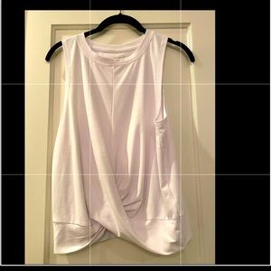 Old Navy Active twist tie workout top M. White
